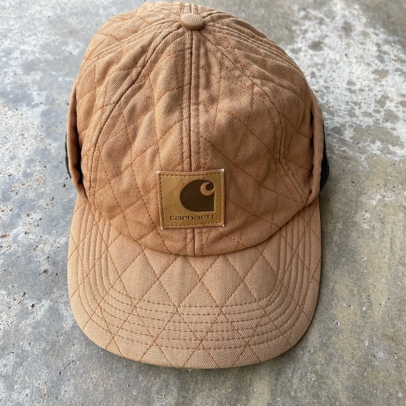 Carhartt Other - Vintage Carhartt Insulated Hat w/ Ear Flaps RN 14806 Men’s Size M/L Brown